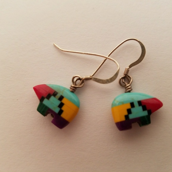 Jewelry - Turquoise Buffalo Earrings